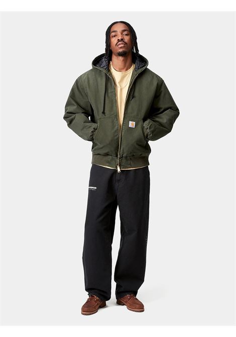 pantaloni og single knee graphic uomo neri CARHARTT WIP | I03556089.60